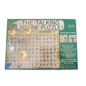 Buffalo Games The Talking Jigsaw Puzzle The Fitness Center 560 Pieces 1991 New